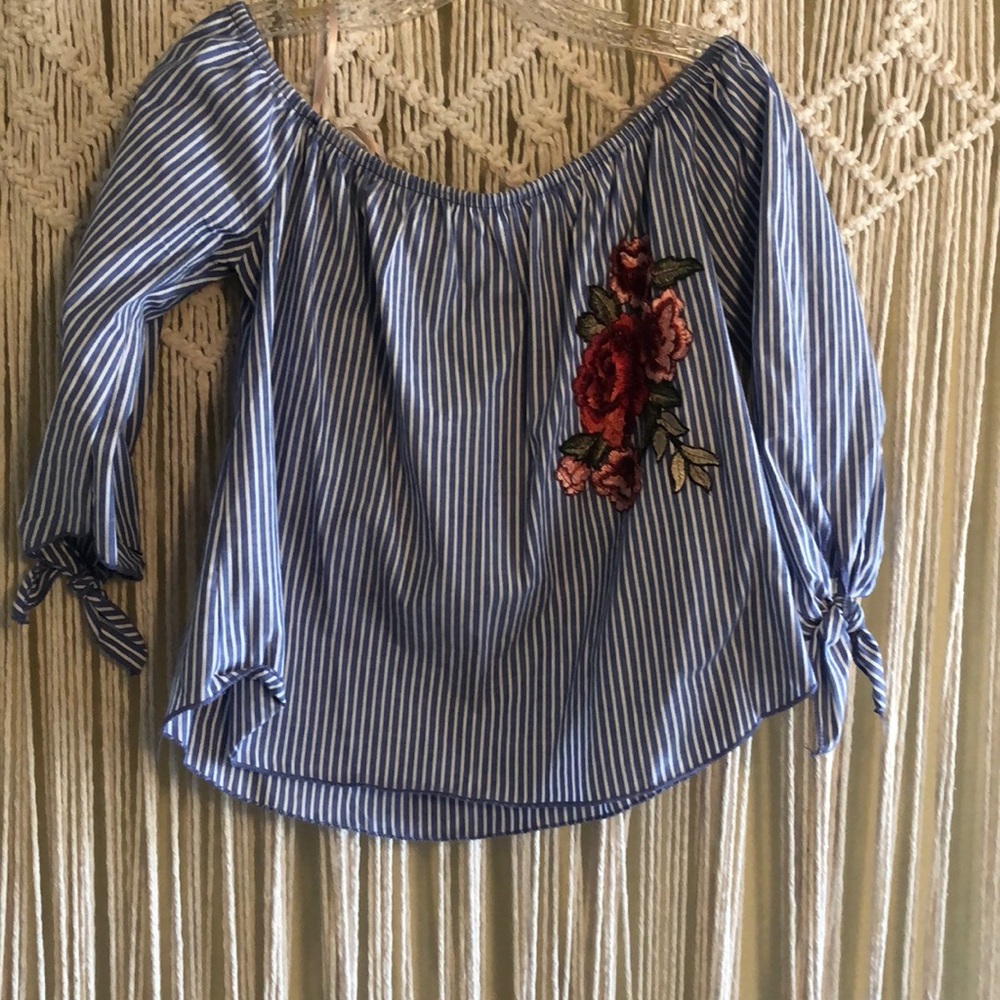 Off the shoulder shirt